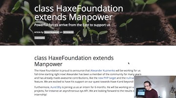 Aurel Bily - Internship at Haxe