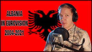 Albania in Eurovision Song Contest (2004-2021) | REACTION