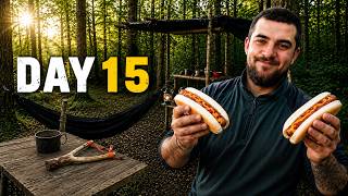 I Made a Slingshot at My Forest Camp