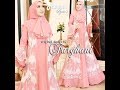 Gamis Kombinasi Brokat Terbaru Modern