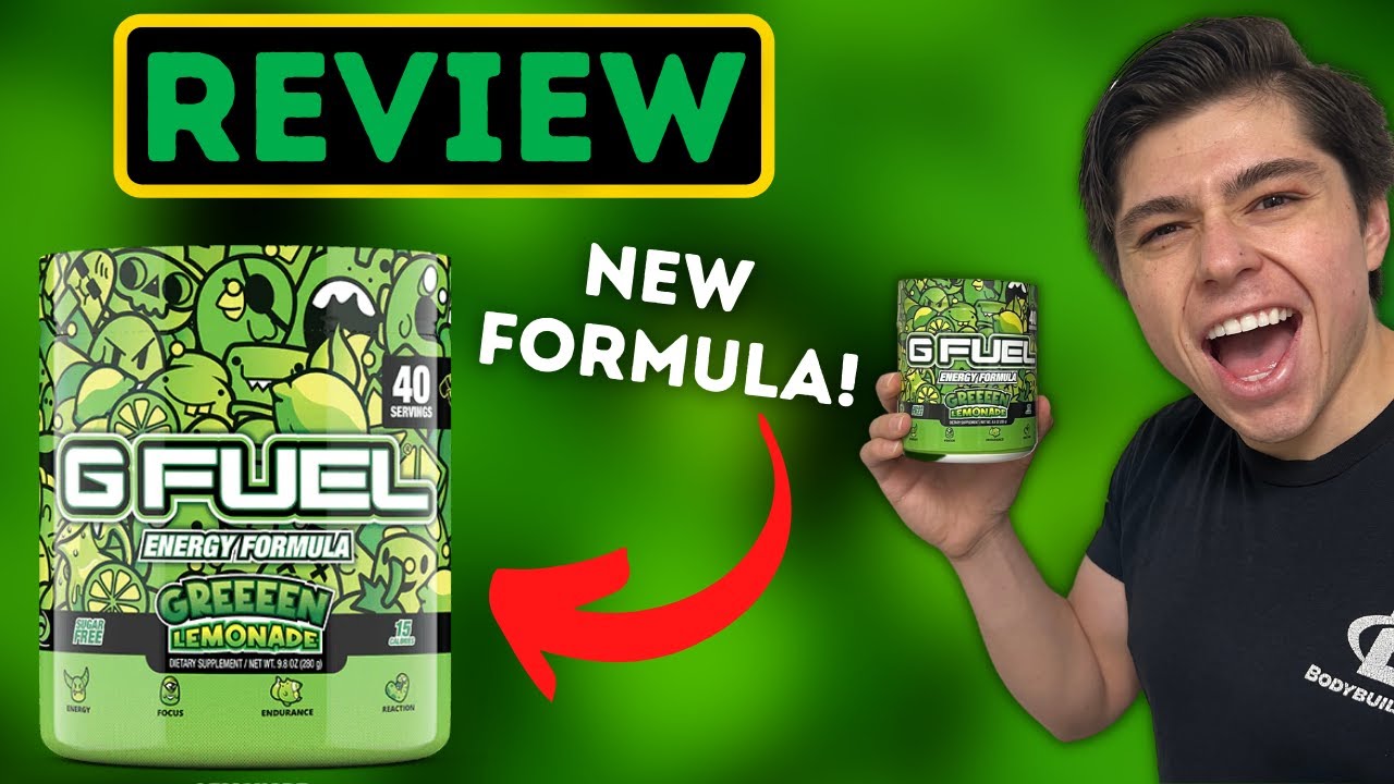 NEW Green Lemonade GFUEL Flavor REVIEW! YouTube