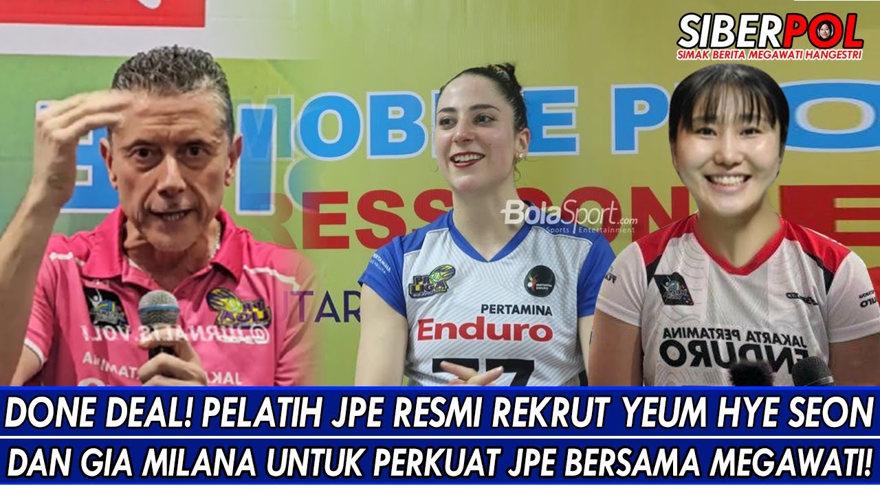 DONE DEAL🔥PELATIH JPE RESMI REKRUT YEUM HYE SEON & GIA MILANA UNTUK PERKUAT JPE BERSAMA MEGAWATI!