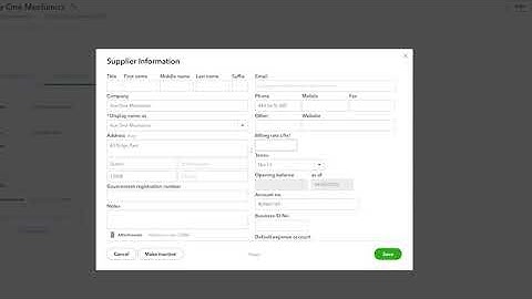 How to Add and Manage Suppliers in QuickBooks Online | QuickBooks Online Singapore