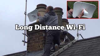 Trying Long Distance WiFi in London using UBIQUITI LiteBeams