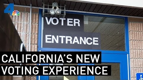LA County’s Totally New Voting Experience | NewsConference | NBCLA