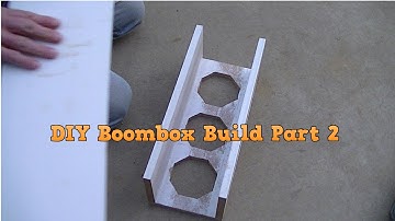 DIY Homemade Boombox Build Log Part 2