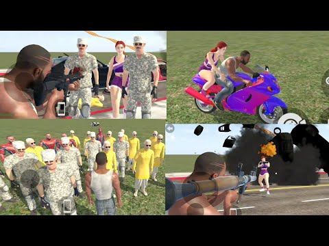 Indian bike 3D game 🇮🇳 Modi update, army officer indian bike up carryminati Indian bike cheat codes 