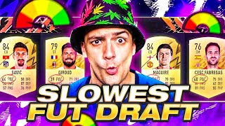 I WON A FUT DRAFT USING THE SLOWEST TEAM!!