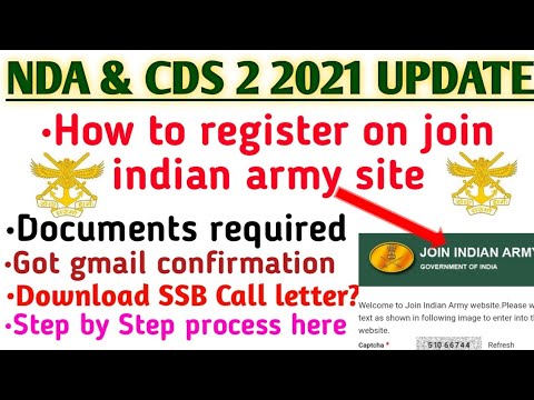 How to register on Joinindianarmy.nic.in website for SSB//Register Here/DOWNLOAD SSB CALL LETTER