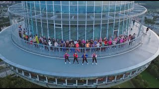 Zumba in the sky | Zumba TV Tower | TV bokštas | sokiaivilniuje.lt | LOUD and FIT | Zumba Vilniuje