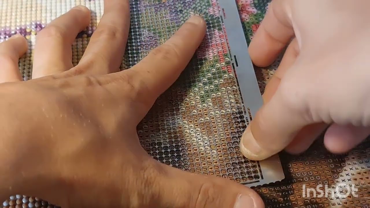 tuto test règle pour diamond painting