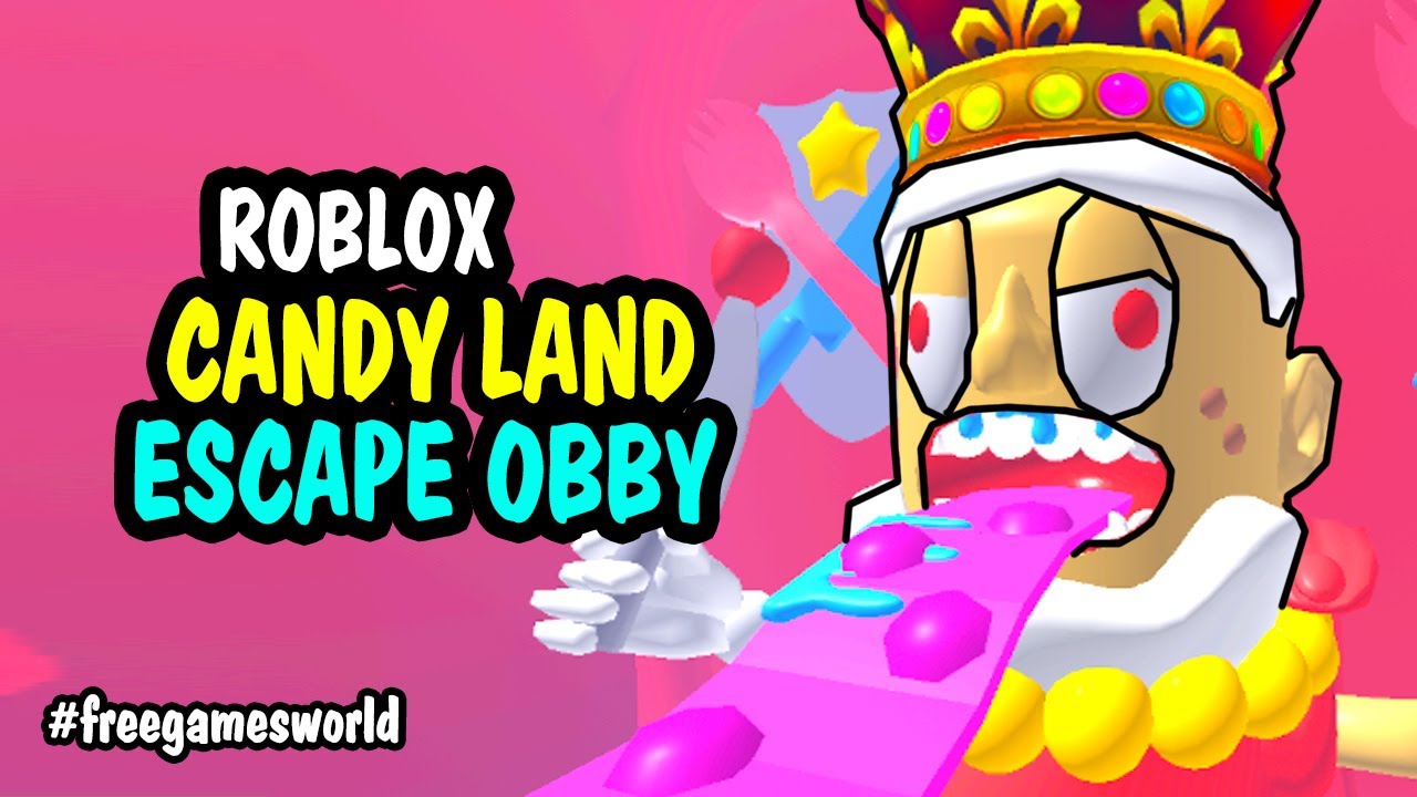Roblox (NEW) Escape Candy Land Parkour Obby Walkthrough - Speedrun No Death | Free Games World