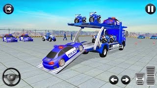ألعاب شاحنة نقل سيارات الشرطة _ العاب سيارات الشرطة _ العاب محاكاة سيارات الشرطة  | car games screenshot 4