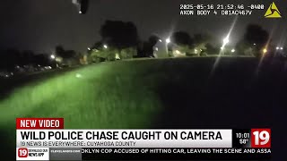 Cuyahoga County deputy shoots at teen driver who injured 3 after striking a car during pursuit