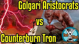 CounterBurn Tron vs Golgari Aristocrats | Pauper Magic w/Commentary | Brainstorm MTG | Fast Effect