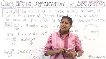 Q 3 - Ex 6.1, Application of Derivatives, Chapter 6 - Maths Class 12th
