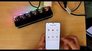 How to set NovelLife Tube Clock as Electronic Album screenshot 4