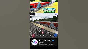 RAJDHANI EXPRESS | indian train simulator | train game | train wali video | train wala games #shorts
