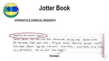 INTRODUCTION TO JOTTER & LAB REPORT WRITING