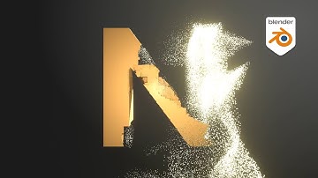 [Noding] Text Particles Reveal - Blender Geometry Nodes 3.0 Field