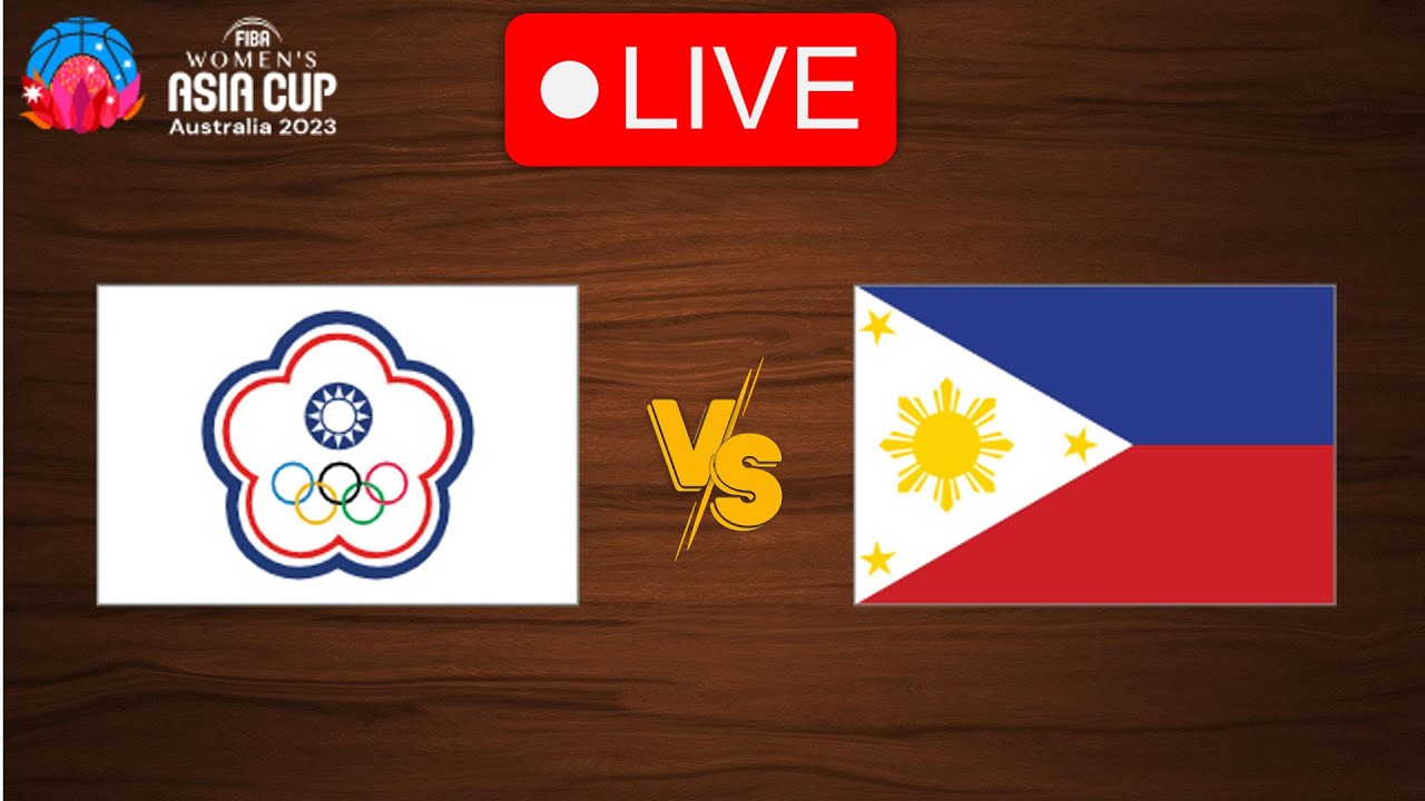 🔴 Live Chinese Taipei vs Philippines FIBA Womens Asia Cup 2023 Live Play By Play Scoreboard