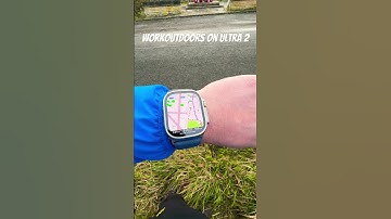 WorkOutDoors Topo Map-applicatie op Apple Watch Ultra 2 #applewatchultra #apple #hikingApp #TopoMap