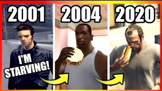Evolution of Food Logic in all GTA GAMES!!