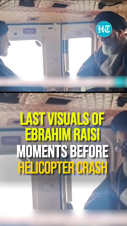 Last Visuals Of Iranian President Ebrahim Raisi Moments Before Helicopter Crash | Watch