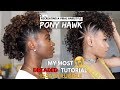 The Pony Hawk | Recreating VIRAL Hairstyle + BTS Clips
