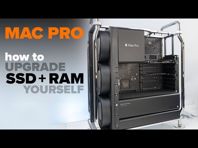 to upgrade SSD & RAM in the 2019 Mac Pro: NVMe YouTube