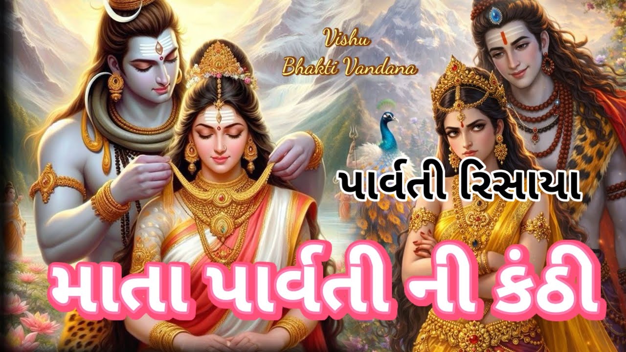 પાર્વતી ની કંઠી|| 👇લખેલું છે|| Vishu Bhakti Vandana super bhajan