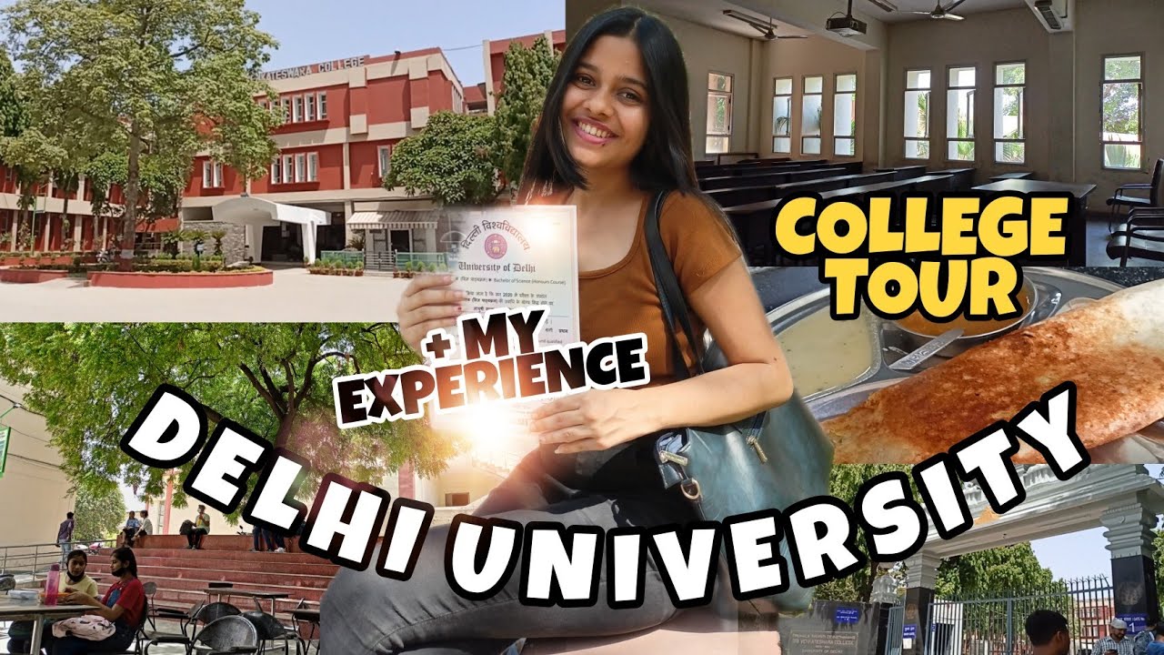VLOG : DU College Tour + My College Life Experience |DU South Campus ...