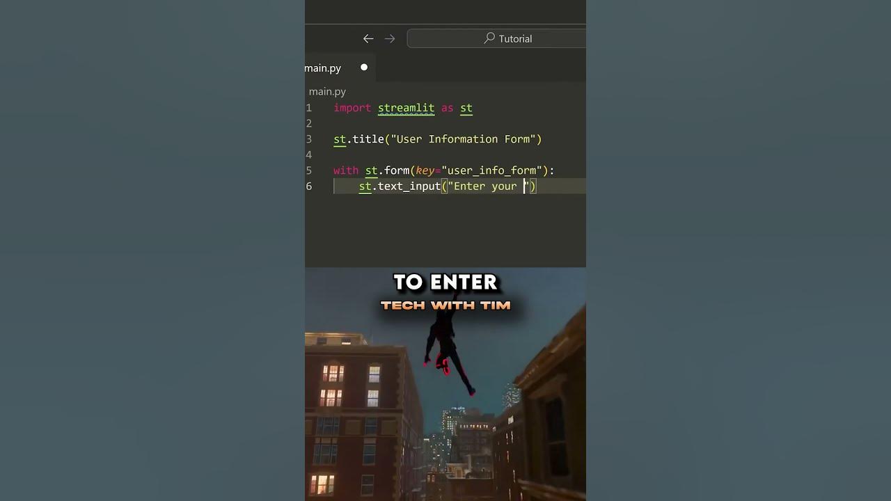 Here's How You Create a Simple Form in Python! - YouTube