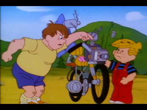 Dennis The Menace - Bicycle Mania | Classic Cartoons For Kids - YouTube