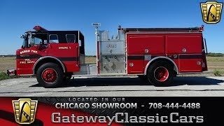 1989 Ford Low Tilt C8000 Fire Truck Gateway Classic Cars Chicago #1263