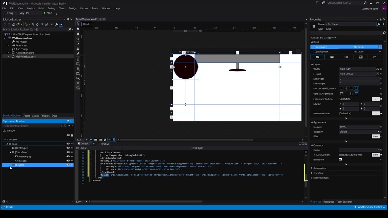 WPF for with Blend for Visual -