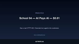 AI pays AI — one cent