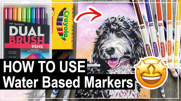 10 Ways to Use Water Based Markers in Adult Coloring Books 