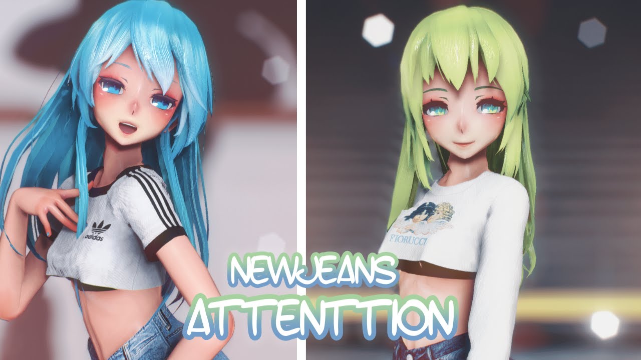 【MMD】NewJeans (뉴진스) 'Attention'【MIKU/GUMI】