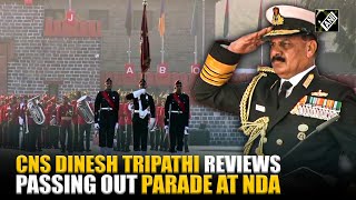 Cns Dinesh K Tripathi Reviews Ping Out Parade Of 149Th Course Of Nda