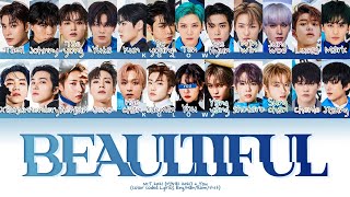 [Karaoke] NCT 2021 (엔시티 2021) 'BEAUTIFUL' (Color Coded Eng/Han/Rom/가사) (24 Members)