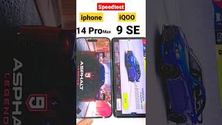 iQOO 9se vs iPhone 14 Pro Max Speedtest 
