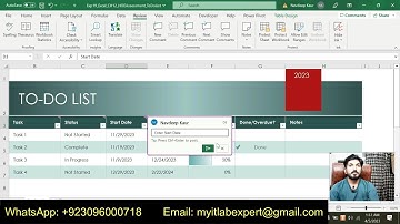 Exp19_Excel_Ch12_HOEAssessment_To_Do_List | Excel Chapter 12 Hands-On Exercise Assessment – ToDoList