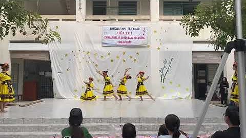 Múa HƯƠNG SẮC NÚI RỪNG trường trung học phổ thông Tân Châu