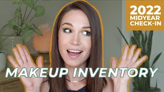 How Much Makeup Do I Have?! | Makeup Inventory 2022 Midyear Check-In