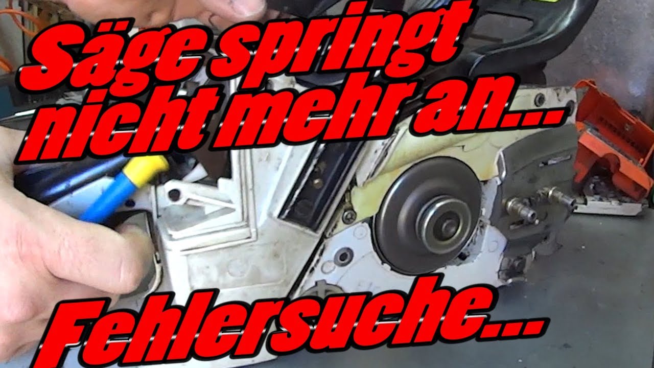 kettensäge springt nicht an