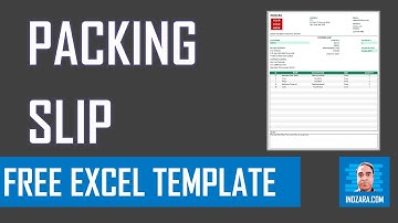 Packing Slip Excel Template