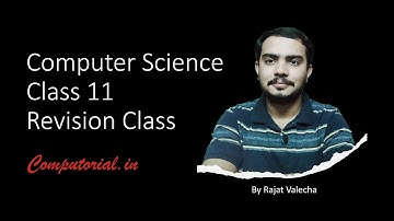 Computer Science Class 11 Computer Science