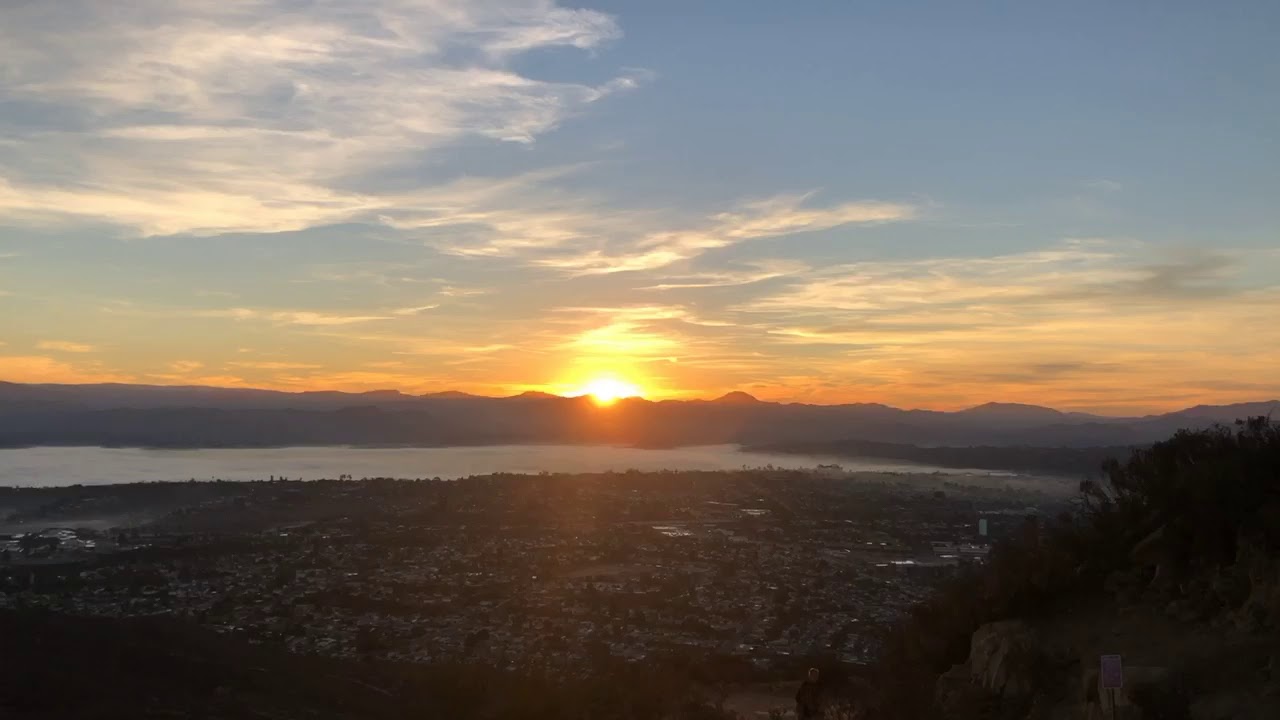 Cowles Mountain Sunrise Hike San Diego Time Lapse YouTube Cowles mountain sunrise hike san diego time lapse youtube