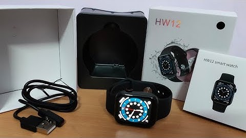 HW12 smartwatch series 6 Unboxing and review in hindi